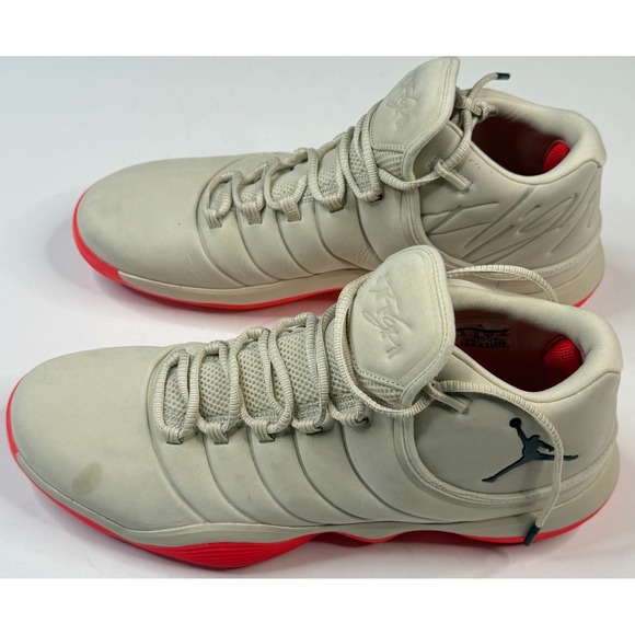 Nike Air Jordan Super Fly 2017 921203-104 Sail Infrared 23 B-Ball Shoes Size‎ 14